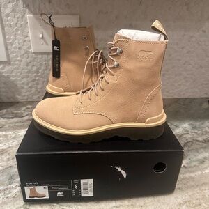 Sorel Women’s Hi-Line Lace Waterproof Boots Size 8 NIB